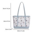 thumbnail image 2 of Bolso Hombro Mujer PU Tote Dibujos Animados Elegante Bolso para Fiesta Vacaciones Azul, 2 of 2