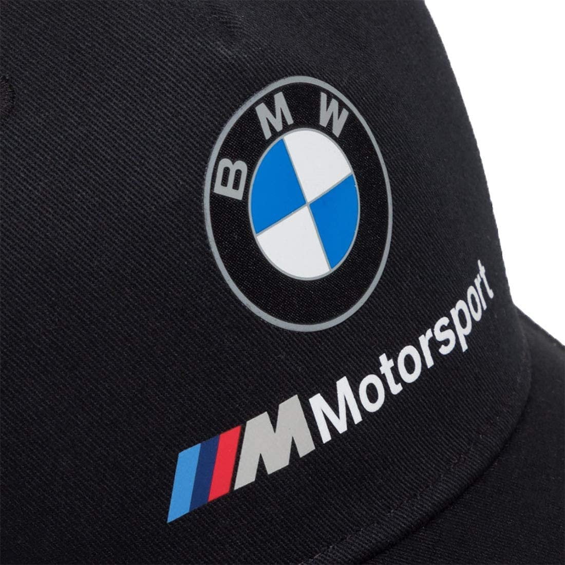M Baseball x Snapback Team BMW PUMA Adjustable Motorsport Cap Black Hat
