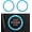 Baby Blue, variant on chasenew Engine Start Stop Button Bling Ring,Key Ignition Starter & Knob Crystal Rhinestone Cover, Push Start Button Diamond Decor (Blue-2 Rings)