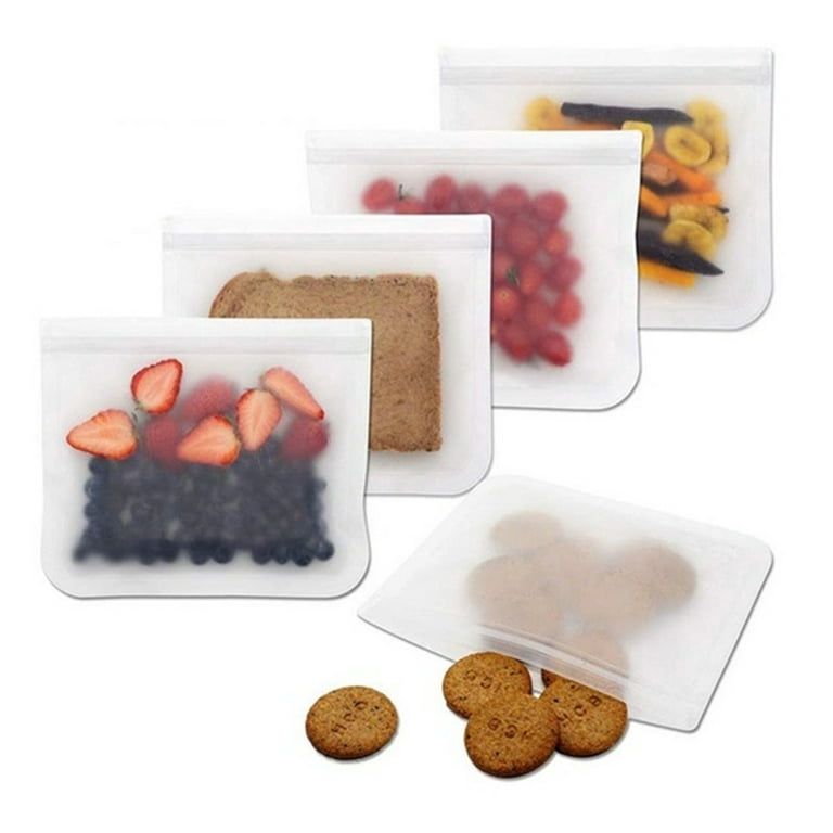 Reusable Snack Bags, Food Grade Silicone