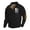 12-Black, variant on Corduroy Graphic Tees Men with Elbow Patch Pattern Casual Stand Collar Button Down Plus Size Cyan Size 2XL