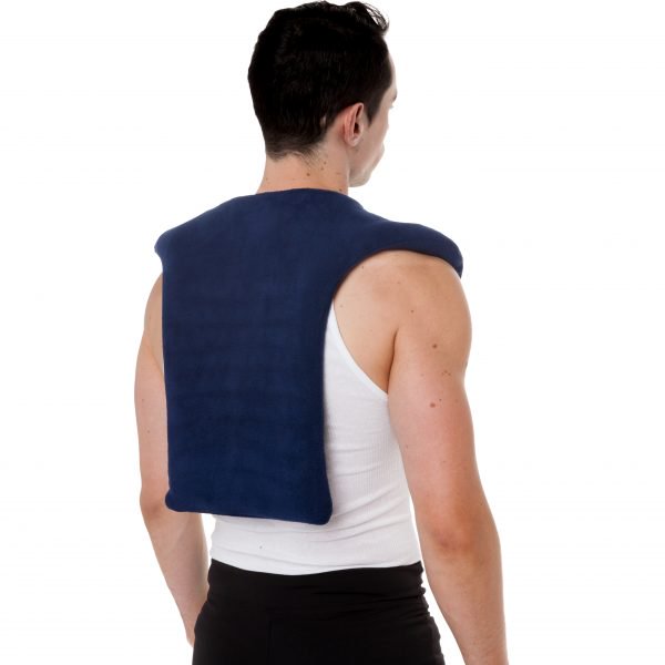 Extra Large Microwave Shoulder & Upper Back Heating Wrap, Moist Hot and