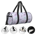 thumbnail image 3 of Balery Purple Butterfly Bolsa de Gimnasio para Mujeres y Hombres, Bolsa de Viaje Impermeable, Bolsa de Fin de Semana con Compartimento para Zapatos y Bolsillo Húmedo, 3 of 6