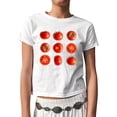 thumbnail image 2 of Yunliwuli Women's Summer Casual Short Tops Short Sleeve Crewneck Fashion Pattern Print Baby Tees, 2 of 9