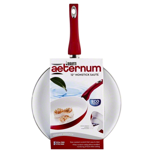Bialetti Aeternum Red 7194 Saute Pan, 12inch BrickSeek