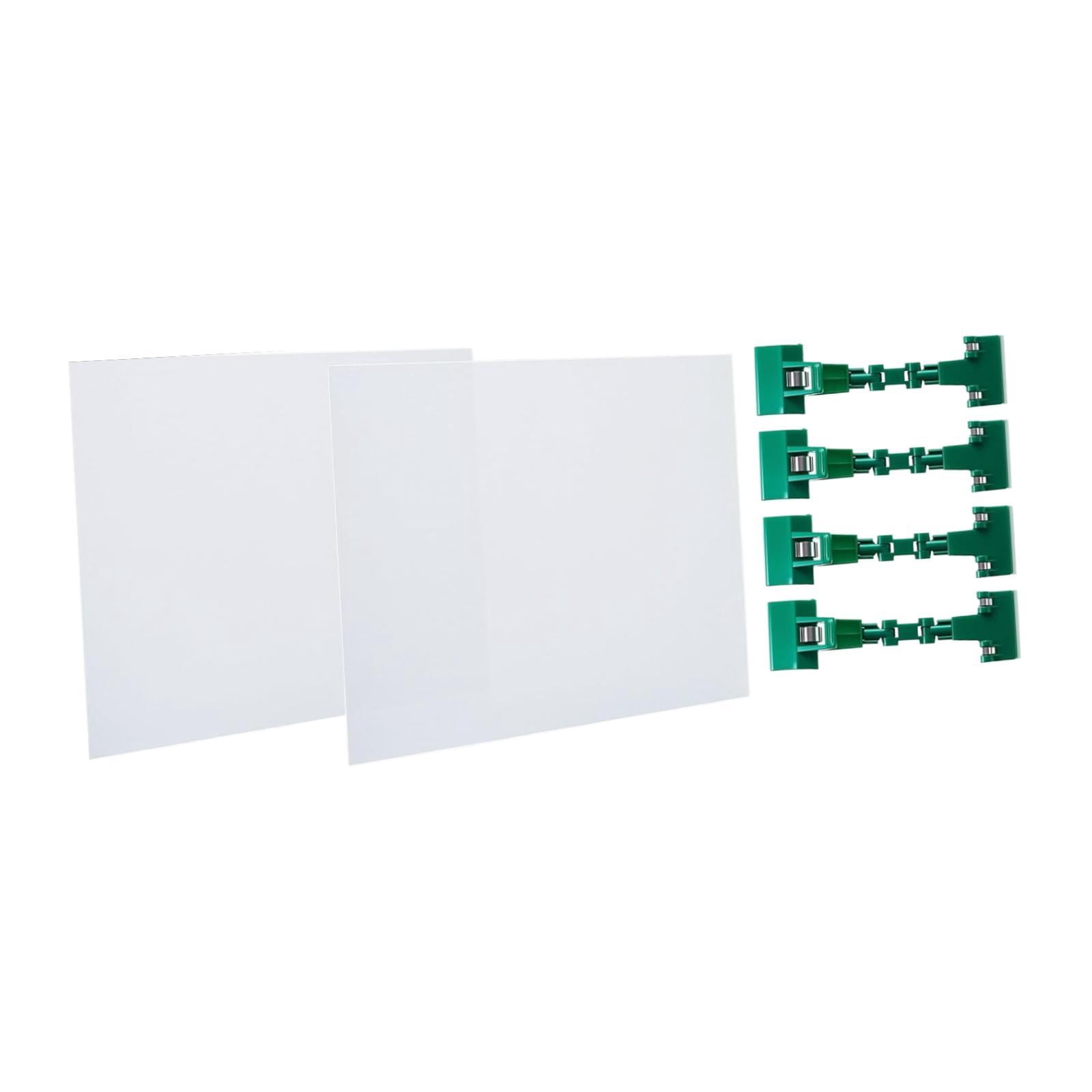 Abbraccia 2 Pieces Clay Screen for Pottery Tool Protection Keep Tidy Stable Crafts for Pottery Wheel Forming Machine Protection