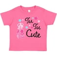 thumbnail image 3 of Inktastic Tu Tu Cute Ballet Dancing Shoes Boys or Girls Toddler T-Shirt, 3 of 5