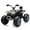 black, variant on 24V 2-Seater Electric Kids ATV Ride-On Car – Dual 550W Motors, Off-Road 4-Wheeler, 14.4'' Wheels, LED Lights, Music, High/Low Speed, For Boys & Girls Ages 3-8