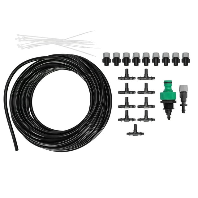Cergrey Garden Irrigation System, Automatic Water Misting System, Humidification Cooling Balcony Garden Greenhouse Irrigation For Garden Watering Plants And Flowers