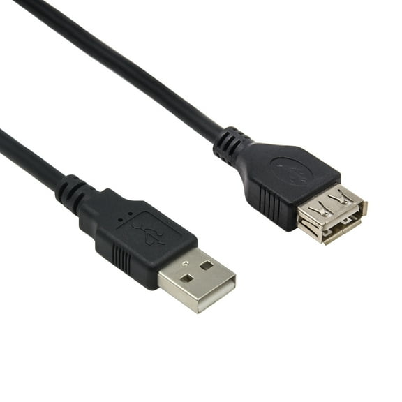 ACCL 15Ft A M/F USB2.0 Extension Cable Black, 1 Pack