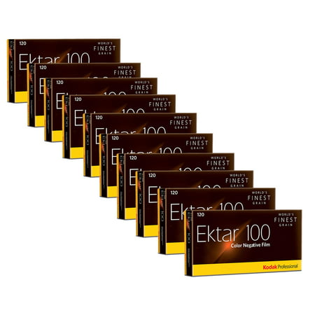 Image of 10x Kodak Professional Ektar 100 Color Negative Film - 120 Roll Film 5Pack