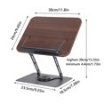 thumbnail image 2 of Adjustable Book & Computer Stand - 360° Rotating, Foldable | Reading Holder for Books, Tablets, Laptops in Office/School/Kitchen(Cannot rotate), 2 of 7