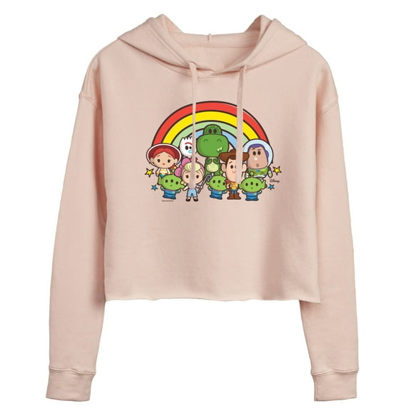 Toy Story 4 - Group Shot - Juniors Cropped Pullover Hoodie