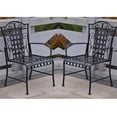 thumbnail image 2 of Pemberly Row Chaise de Salle à Manger de Patio Noire (Ensemble de 2), 2 of 2