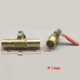 Valve 1pcs 6mm19mm Pneumatic Connector Hose Barb Brass Water Oil Air