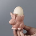thumbnail image 6 of 1PC Cute Ceramic Bunny Egg Cup, Easter Rabbit-Shaped Porcelain Holder for Breakfast, Spring Home Decor & Party Favors, 6 of 9