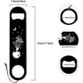 thumbnail image 2 of 1 pc 7" Funny Bottle Opener Mushroom Moon Star Flat Speed Openers Stainless Steel Heavy Duty For Bar Pub Beer Bartenders Home Kitchen Father's Day Valentine Birthday Gifts Easy To Use Black, 2 of 9