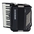 thumbnail image 3 of Hohner Bravo II 48 Accordion With Black Bellows - Black, 3 of 6