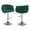 Emerald Green, variant on Best Quality Furniture Set of 2 Emerald Green Velvet Upholstered Barstools