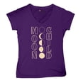 thumbnail image 5 of Moon Child Women's V-Neck T-shirt Astrology Lunar Cycle Phases Astronomy Mystical Spiritual Zodiac Sign June July Luna Tee, 5 of 7