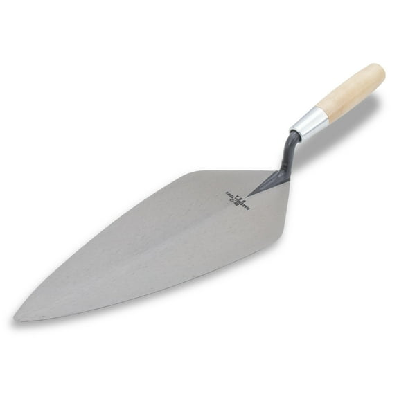 MARSHALLTOWN 33 13 London Brick Trowel, 13 x 5.375 Inch Masonry Finishing Tool with Wood Handle, Made in the USA