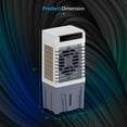 thumbnail image 2 of TABU Evaporative Air Cooler, 3900 CFM Swamp Cooler with 11.9 gal Tank, 7H Timer, Remote Control,Grey, 2 of 8