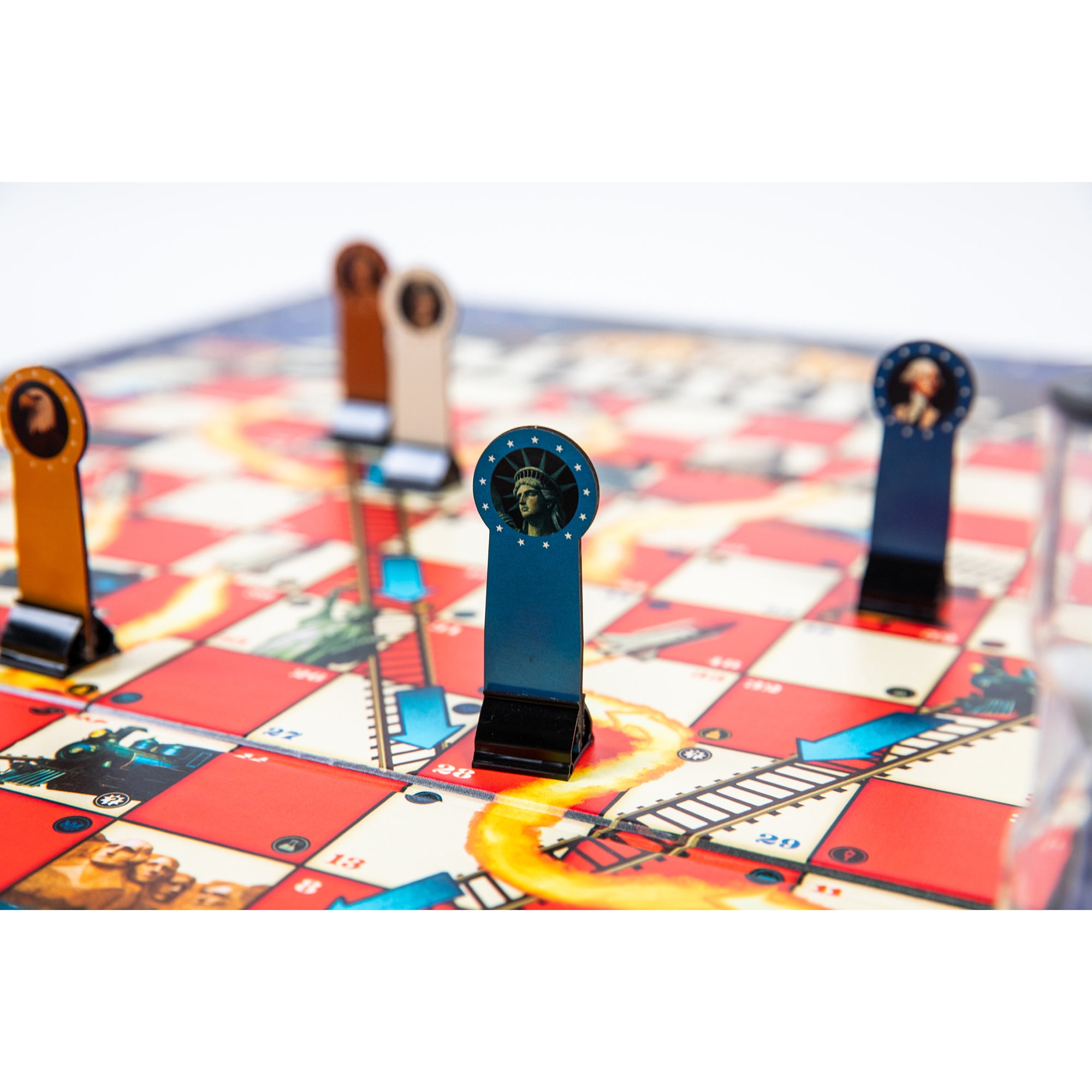 PragerU: Celebrate America - Race to the White House Board Game, USA Trivia Game, America’s 250th Anniversary Edition, Families & Kids 8+, 2+ Players