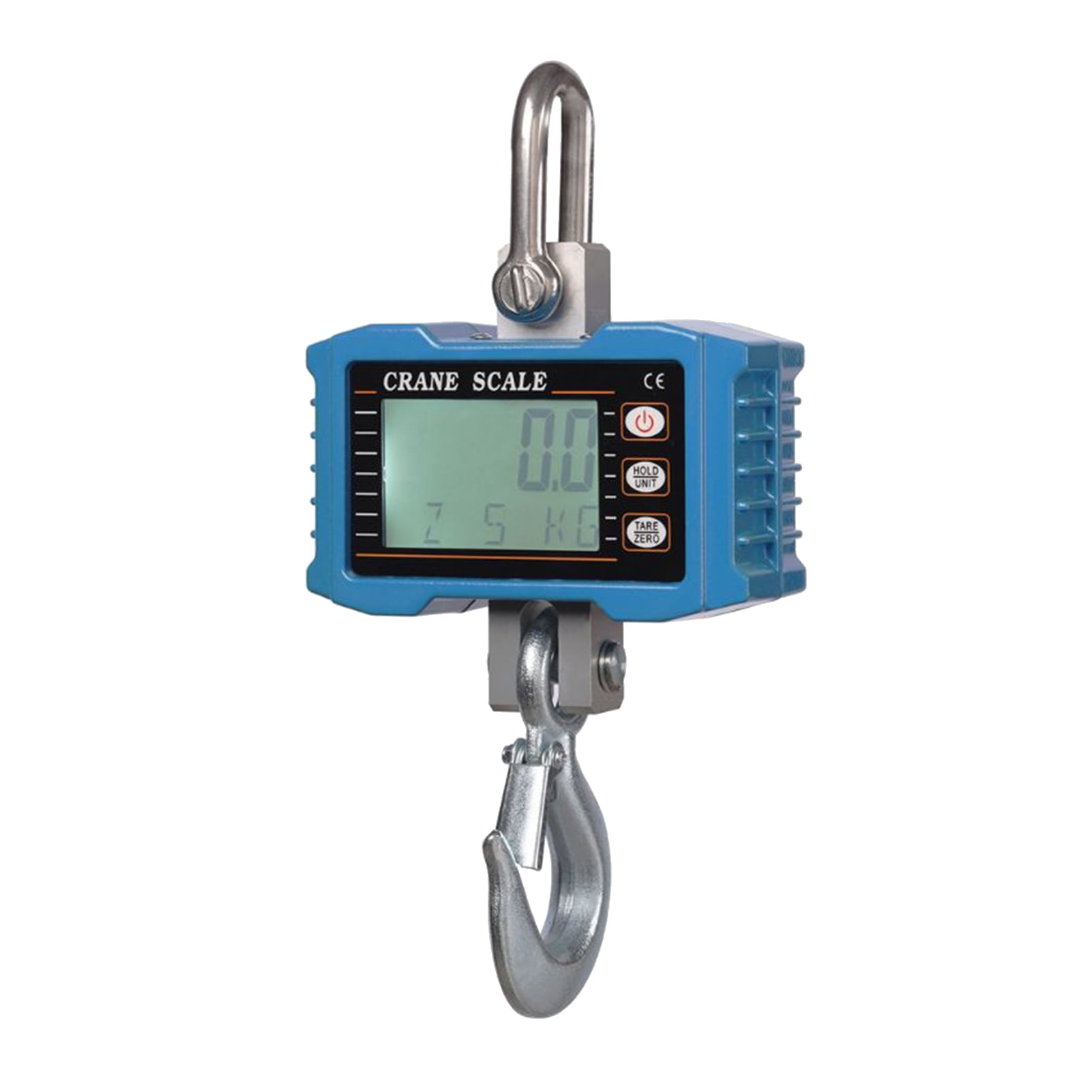 Digital Hanging Scale, 1000Kg Electronic Digital Crane Scale with Backlight  LCD Display and Rechargeable Battery, High Accuracy Industrial Weighing