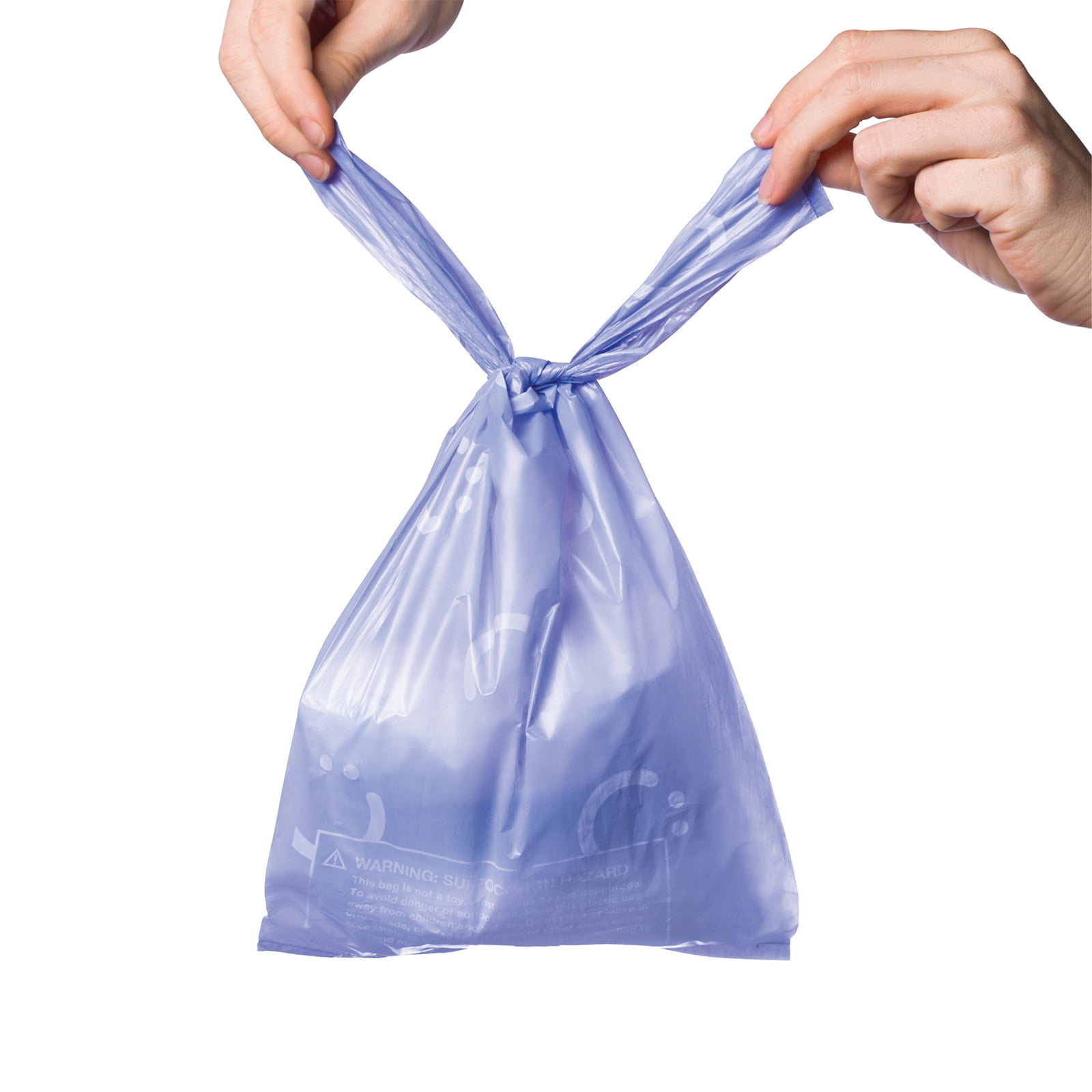 Ubbi Disposable Diaper Sacks, Lavender Scented, Easy-to-Tie Tabs, Diaper Disposal or Pet Waste Bags, 400 Count