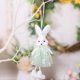 thumbnail image 1 of Adorno colgante de árbol de conejo de Pascua - Decoración suave para colgar en casa, coche o llavero - Decoraciones navideñas festivas, 1 of 7