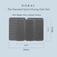 thumbnail image 2 of Alfombrilla para secar platos Dorai Home Diatomaceous Earth Slate, 2 of 9