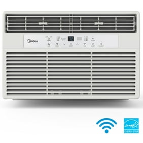 Midea 8,000 BTU 115V Smart Window Air Conditioner with Comfort Sense Remote, White, MAW08S1WWT