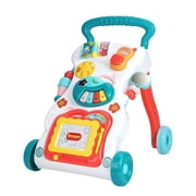 GoolRC Multifunctional Baby Walker -Rollover Sit-to-Stand Walker Stroller with Multiple Activities Music Toys Center Push Pull Walking for Babies Infants Toddlers