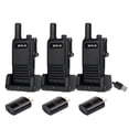 thumbnail image 1 of Walkie Talkies Retevis RB47 IP67, paquete de 3 unidades, 1 of 8