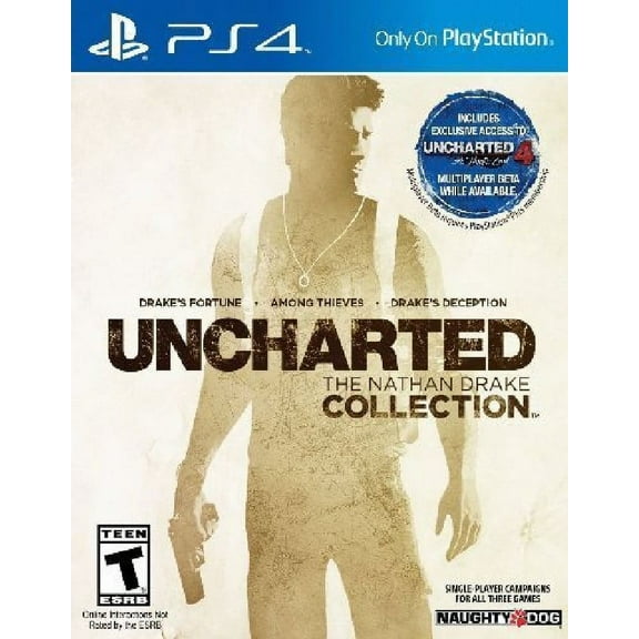 Restored Uncharted: The Nathan Drake Collection (Sony PlayStation 4, 2015) Shooter Game (Refurbished)
