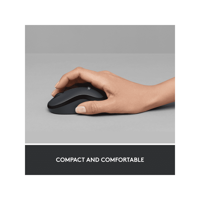 Logitech M220 Quiet, Cordless, Laptop Wireless Mouse with USB 