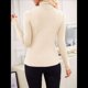 thumbnail image 4 of Camisetas de Larga para Mujer, Ropa Interior Térmica Básica de Otoño, Ropa de Invierno 2025 Albaricoque L, 4 of 9