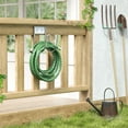 thumbnail image 4 of Stainless Steel Garden Hose Holder - Silver SS304 Water Hose Holder - Wall Mounted Hose Hanger Heavy Duty for Water Hose Extension Cords Vacuum Hose, Anti-Rust, 4 of 7