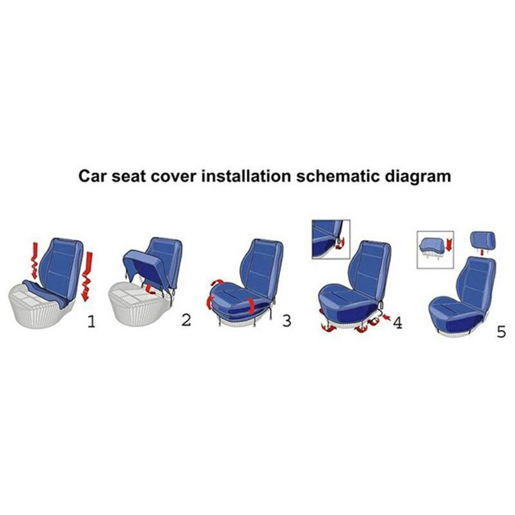 Autoyouth Fit Most Cars With Tire Track Detail Car Styling Car Seat