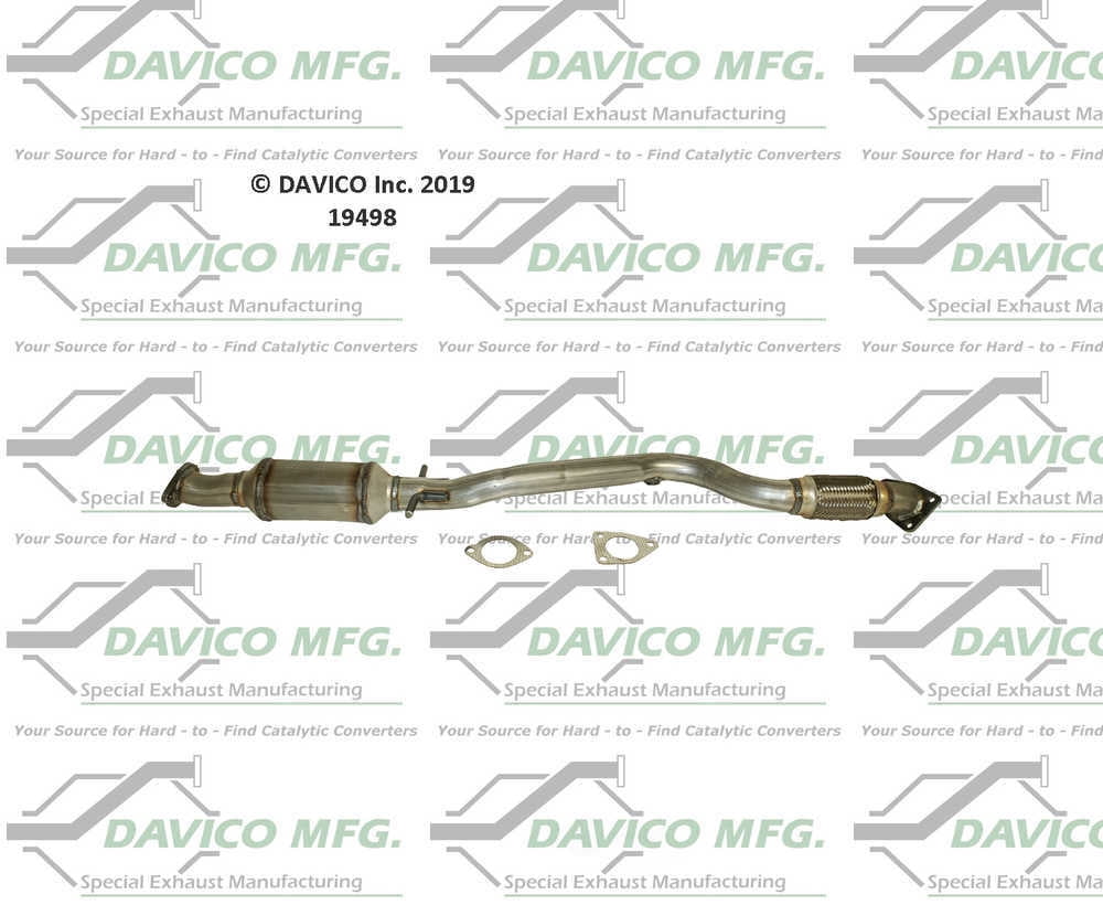 Davico Mfg 19498 Direct-Fit Catalytic Converter