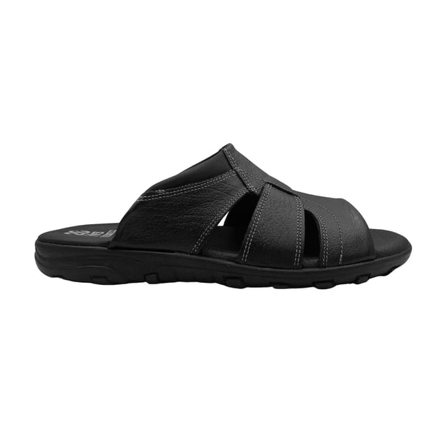 Sandalias de Piel 20 HORAS Color Negro para Caballero Modelo 413