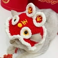 thumbnail image 4 of Cat Knitted Hat New Year Style Pet Cute Accessories Cartoon Animal Pet Woolen Yarn Hat Puppy Headdress for Tiger Year, 4 of 8