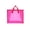 B, variant on Waterproof PVC Yellow Beach Bag, Clear Transparent Swimming Tote Bag with Fashion Letter Print, 14x11 in Portable Travel Storage Handbag for Pool and Shopping, 1pc