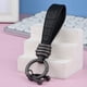 thumbnail image 1 of Leather Rope Car Key Pendant Threaded Men's High-grade Key Ring Sisal Pattern Leather Keychain, 1 of 6