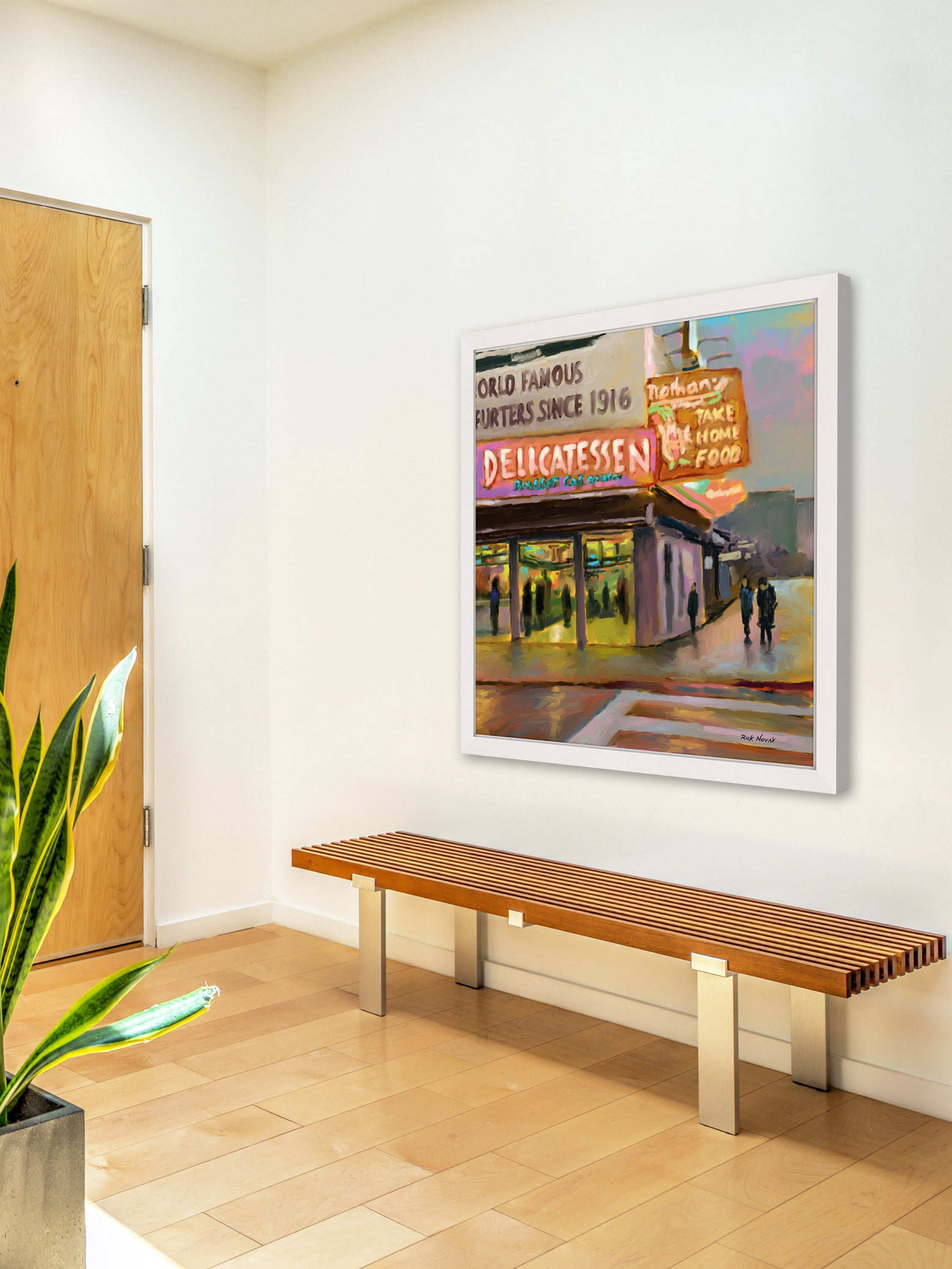 "Deli" Framed Painting Print