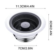 thumbnail image 3 of TIMIFIS Leakage Plug Kitchen Stainless Steel Sink with Bouncing Core, Sink, Sink, Vegetable Sink, Leaking Plug, Basket, Filter Screen Tools&Home Improvement, 3 of 8