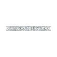 thumbnail image 3 of 1/2 Carat Round Diamond Wedding Band Ring in 14K White Gold (Ring Size 9.75), 3 of 5