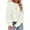 01 White, variant on Weiqiqre Womens Sweaters Long Sleeve Crew Neck Cable Knit Oversized Sweater Top Casual Pullover Trendy Outfits