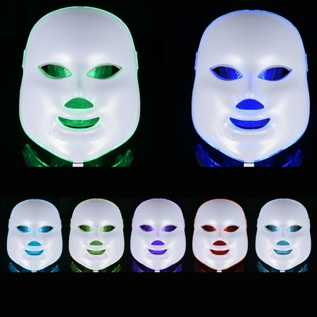 7 Color LED Mask Photon Light Skin Rejuvenation Therapy Facial Skin Care Mask