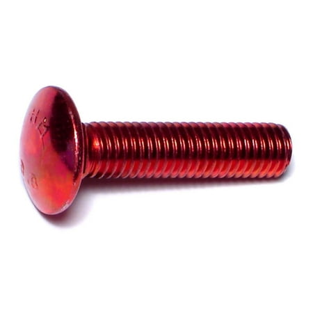 

8mm-1.25 x 35mm Zinc Plated Class 8.8 Steel Coarse Thread Carriage Bolts